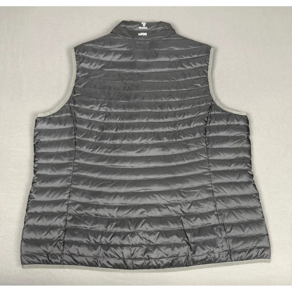 Eddie Bauer Travex EB700 700 Fill Down Vest Women's XXL Black Puffer